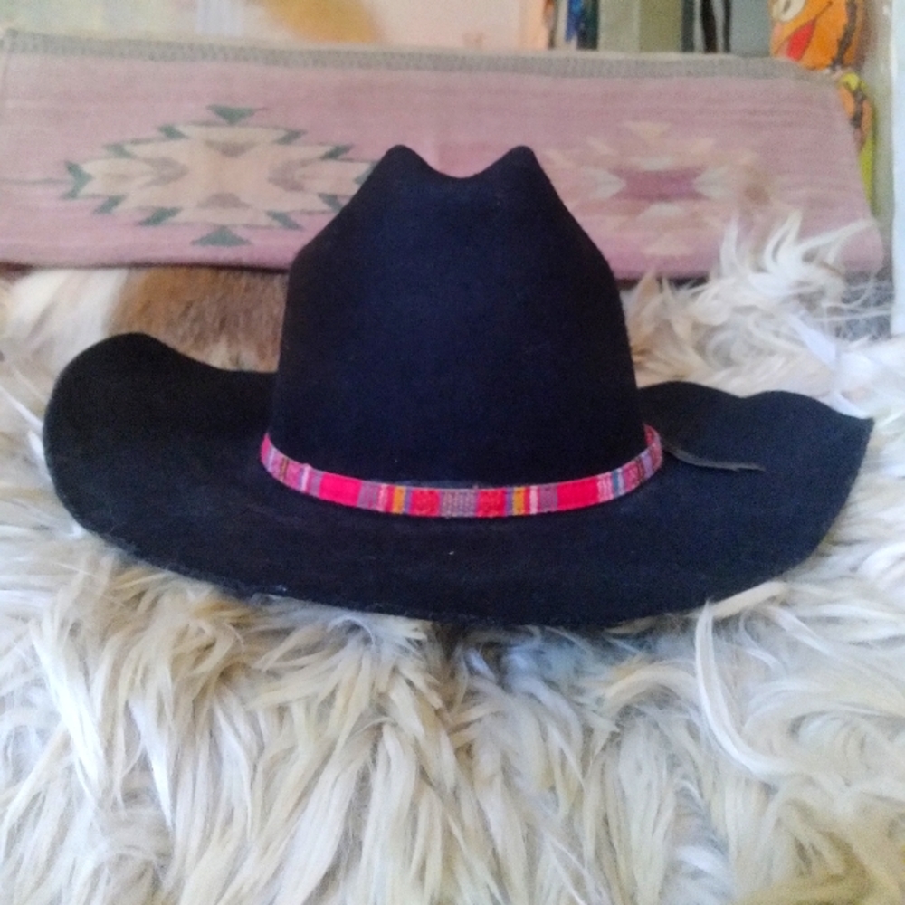 Vintage Western Express Inc. Wool Cowboy Cowgirl Hat Made in the USA! Southwest